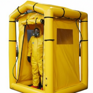 Быстровозводимая мобильная дезактивационная палатка для обеззараживания и дезинфекции одежды, СИЗ