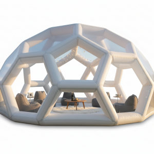 Надувная палатка, павильон с прозрачными сотами для выставок и мероприятий "ПАНОРАМА"